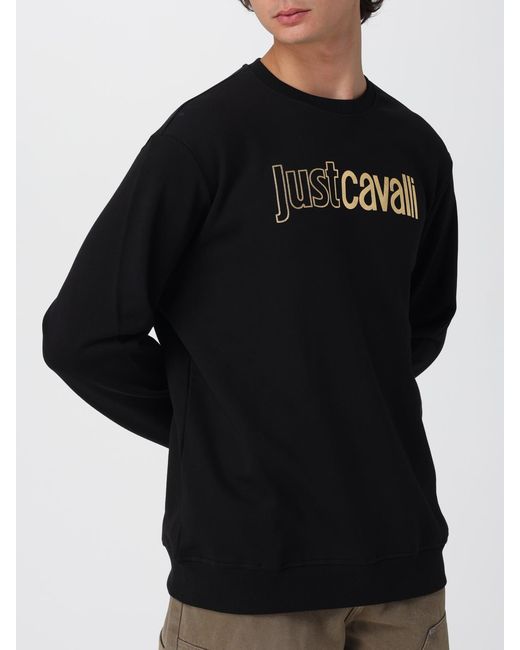 Just Cavalli Black Jumper for men