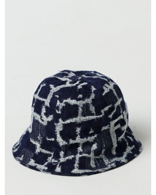 Fendi Blue Hat for men