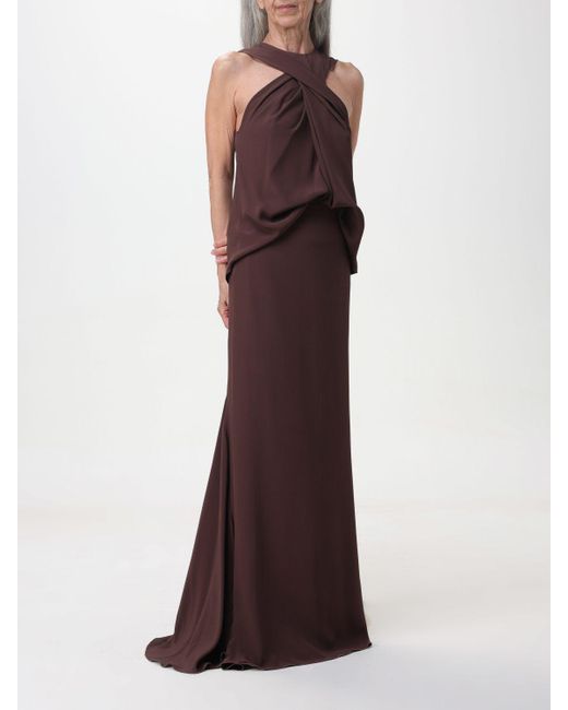 Falda Erika Cavallini Semi Couture de color Brown
