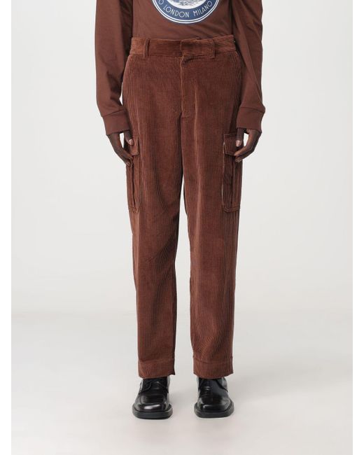 Men's Brown Velvet Trousers