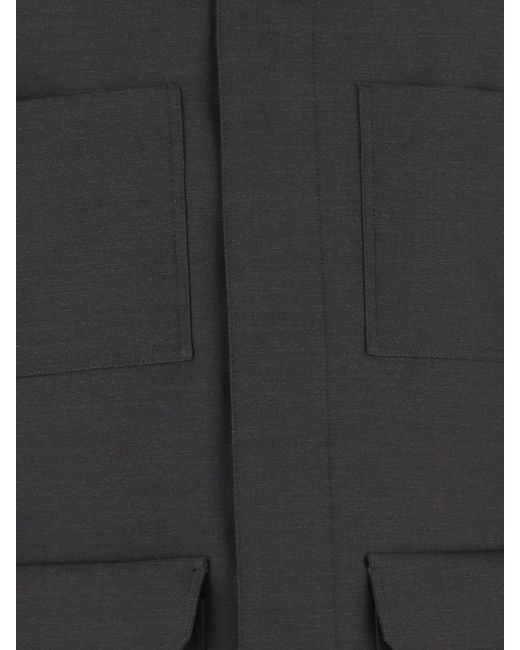 Gucci Gray Wool Overshirt for men