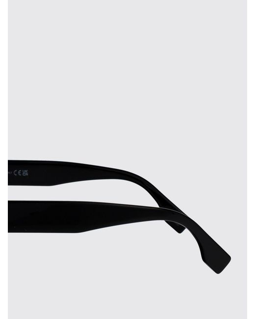 Fendi White Signature Acetate Sunglasses for men