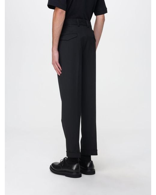 Paolo Pecora Black Trousers for men