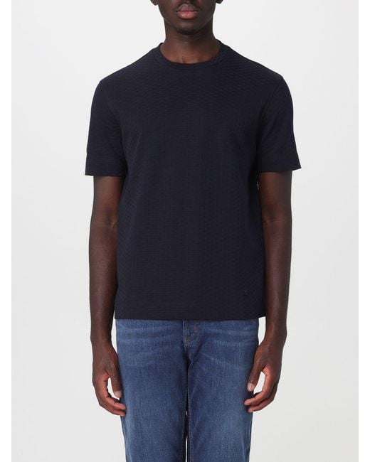 Emporio Armani Blue Polo Shirt for men