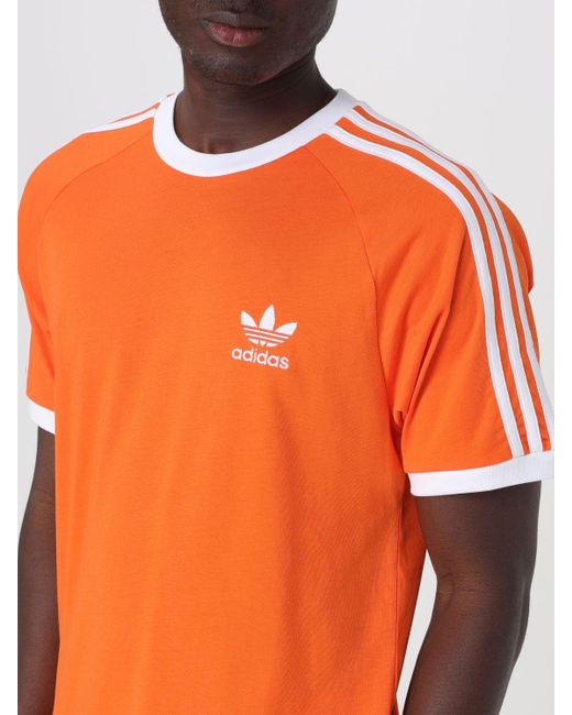 Adidas Originals Orange T-shirt for men