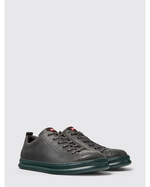 Camper Black Runner Leather Sneakers for men