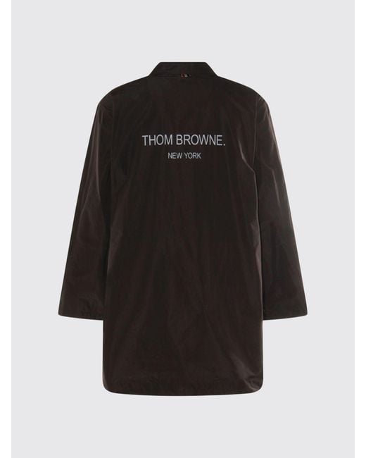 Thom Browne Black Coat for men