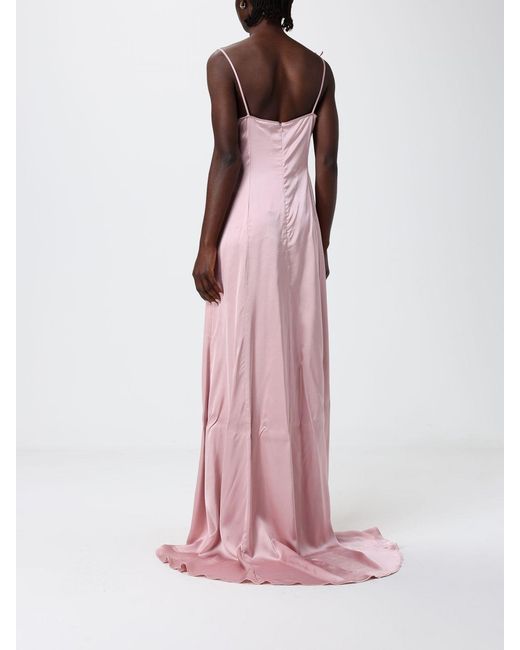 Blumarine Pink Stretch Viscose Dress
