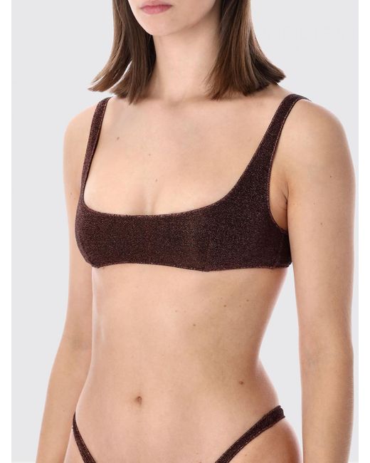 Oseree Natural Lurex Jersey Bikini