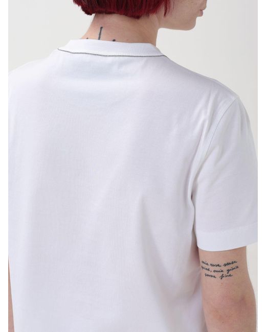 T-shirt Brunello Cucinelli en coloris White