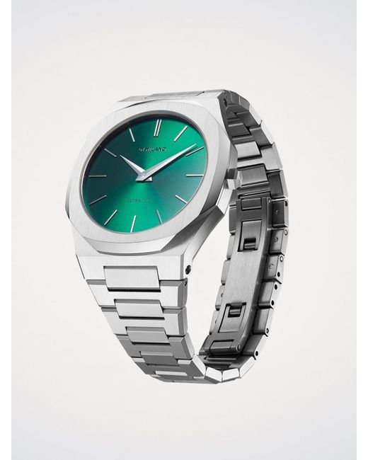 D1 Milano Green Ultra Thin Scarabeo 40 Mm Watch for men