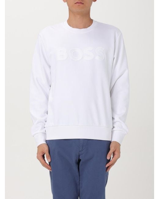 Sweatshirt Homme Boss pour homme en coloris White