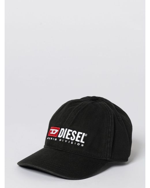 DIESEL Black Hat for men