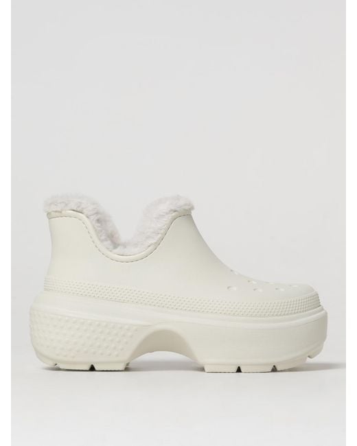 CROCSTM Natural Stomp Ecrú Bootie