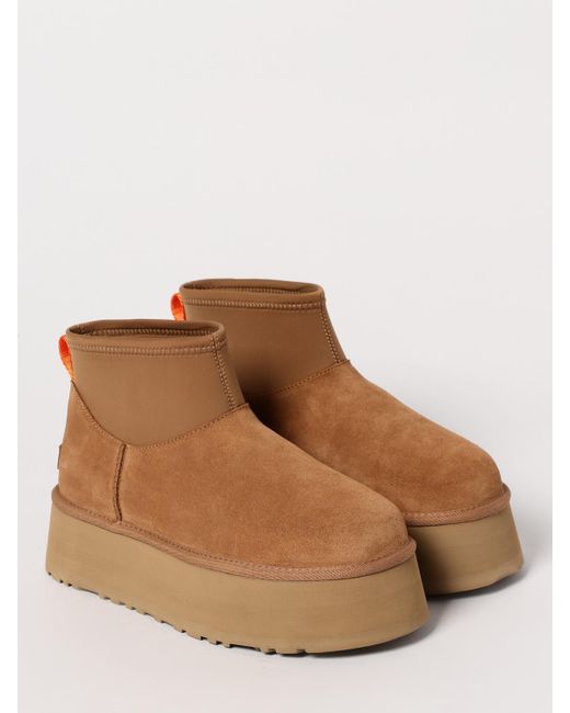 Ugg Brown Flat Ankle Boots