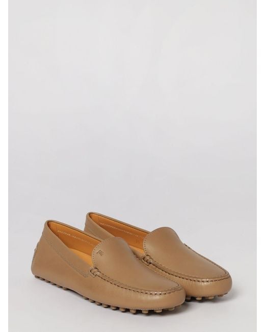 Tod's Natural Leather Driving Loafer