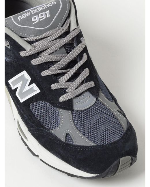 Sneakers 991 in camoscio e mesh di New Balance in Gray da Uomo