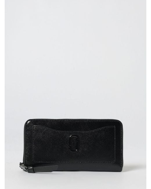 Marc Jacobs Black The Utility Snapshot Saffiano Leather Wallet