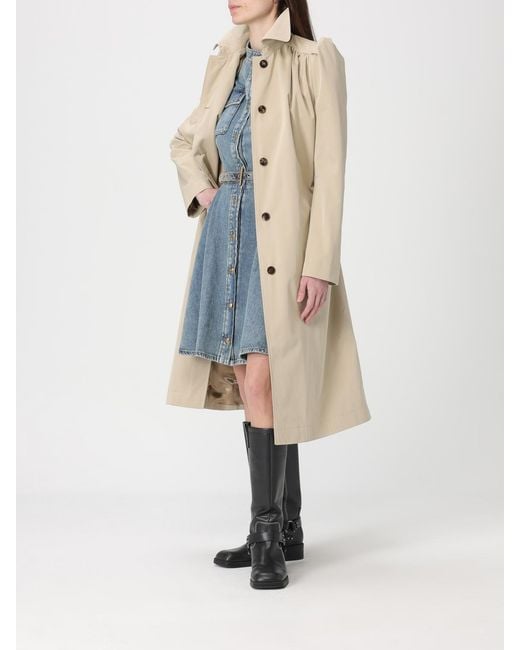 Abrigo De Mujer McQueen de color Natural