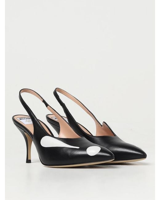 Moschino Couture Black High Heel Shoes
