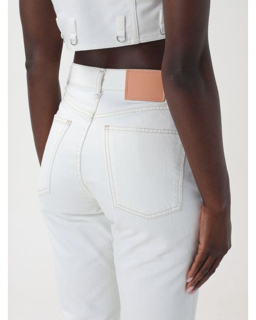 Acne White Jeans for men