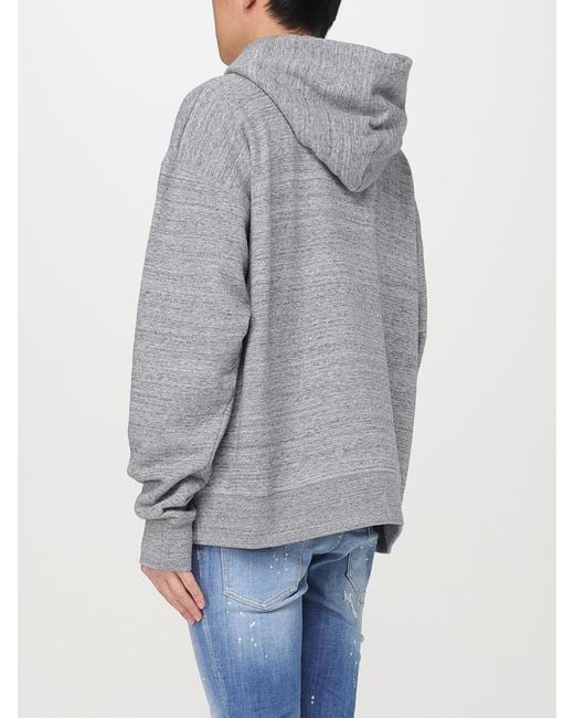 DSquared² Gray Hoodie for men