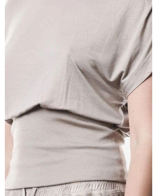 Thom Krom Gray Modal And Silk Top
