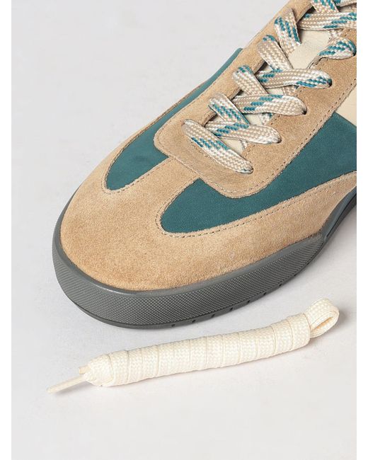 Paul Smith Multicolor Dover Bicolor Leather And Nubuck Sneakers With Logo for men