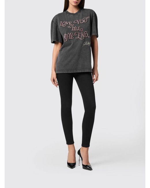 Philipp Plein Black T-Shirt