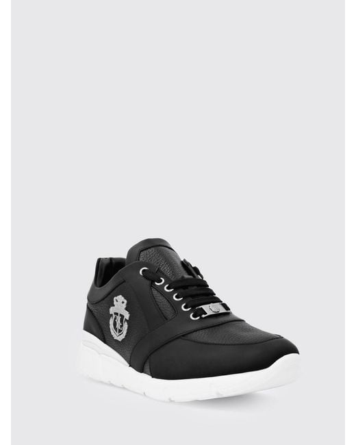 Billionaire Black Crest Runner Sneakers for men