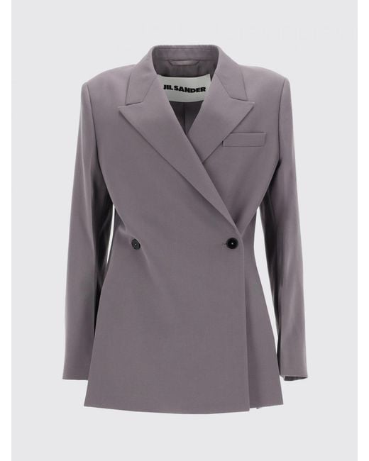Jil Sander Gray Wool Blazer
