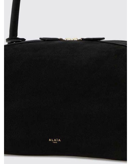 Alaïa Black Le Bouledogue Nubuck Bag