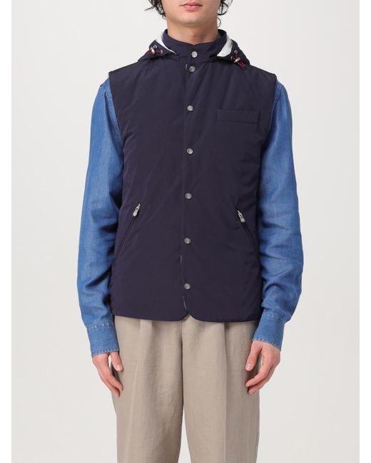 Brunello Cucinelli Weste Herren in Blue für Herren