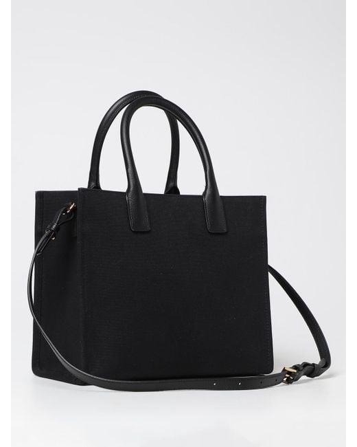 Versace Black La Medusa Bag In Canvas