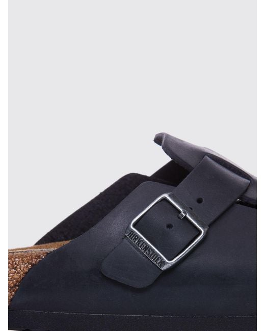 Birkenstock Blue Boston Mules for men