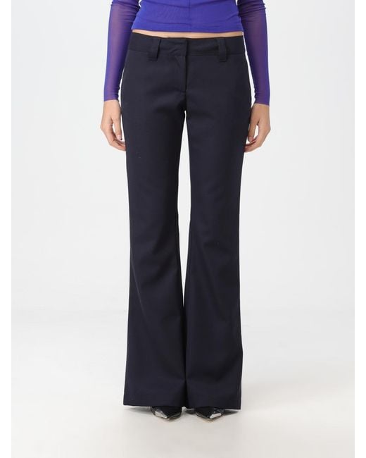 Palm Angels Blue Trousers