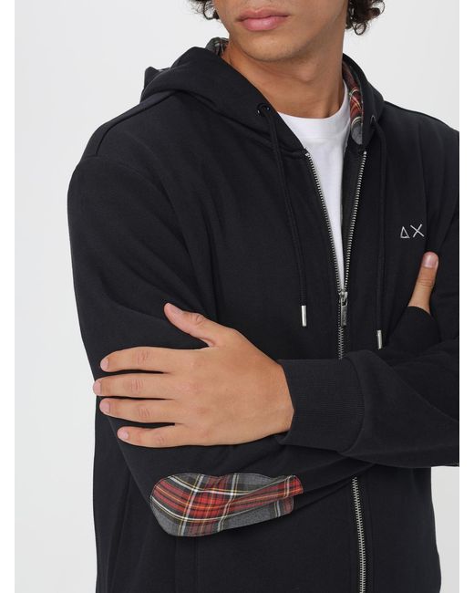 Sun 68 Blue Sweatshirt for men