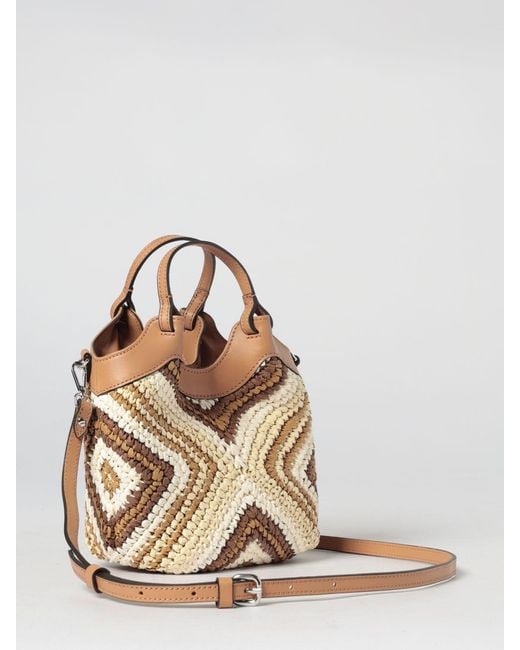 Gianni Chiarini Natural Dua Crochet Raffia And Bag