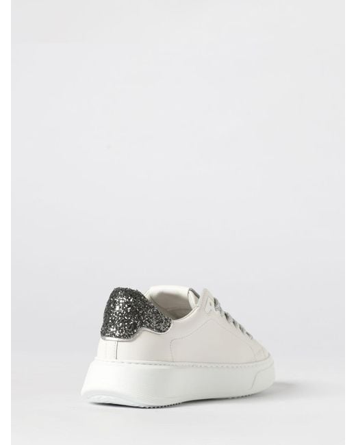 Philippe Model White Temple Leather Sneakers