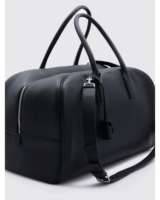 Saint Laurent Black Medium Bowling Duffle Bag for men