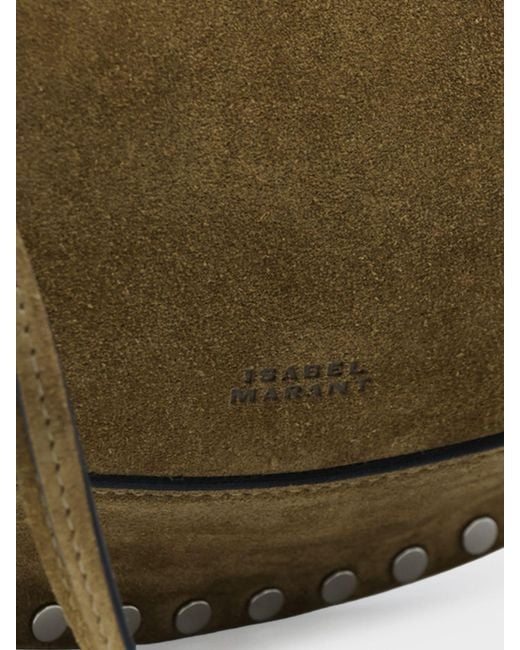 Isabel Marant Metallic Oskan Moon Hobo Bag