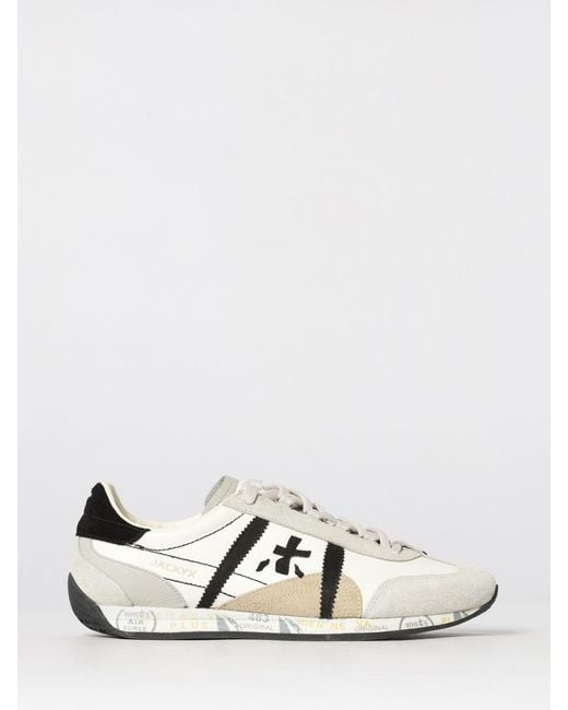 Premiata White Jackyx Sneakers for men