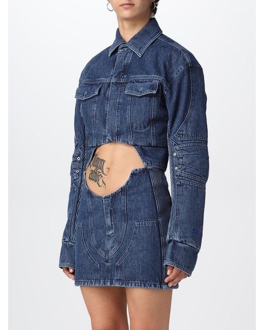 Off-White c/o Virgil Abloh Blue Denim Jacket