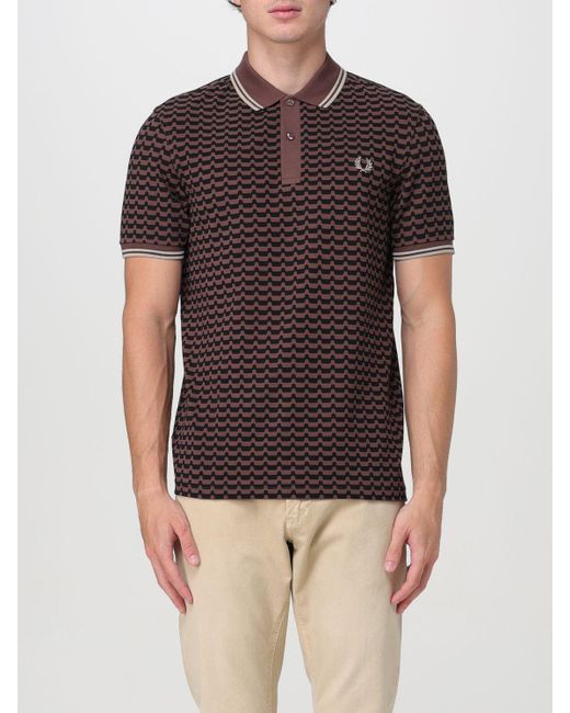 Fred Perry Brown Polo Shirt for men