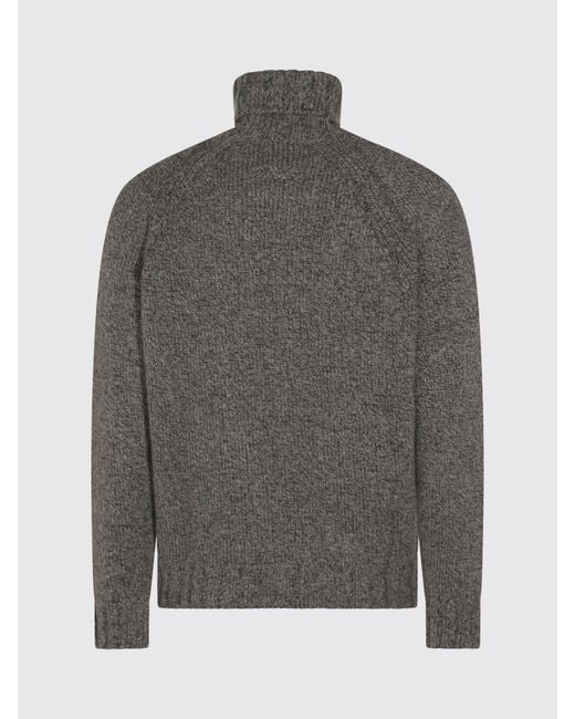 Zegna Gray Cardigan for men