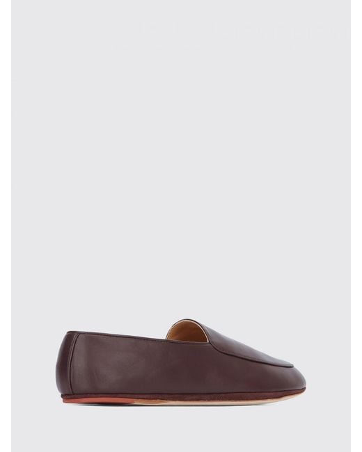 Loro Piana Brown Leather Loafers