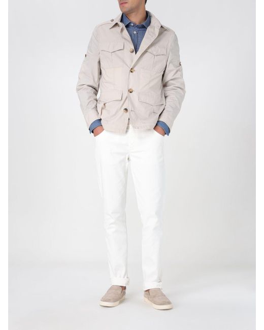 Brunello Cucinelli Natural Blazer for men