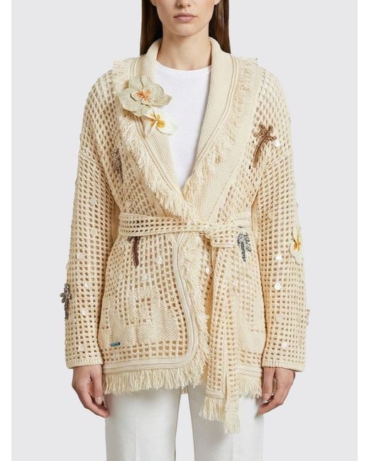 Alanui Natural Where The Waves Begins Cardigan