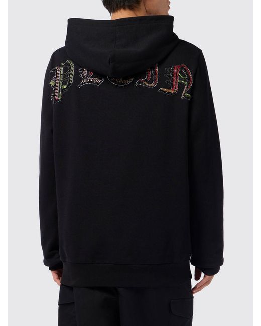 Philipp Plein Black Sweatshirt for men