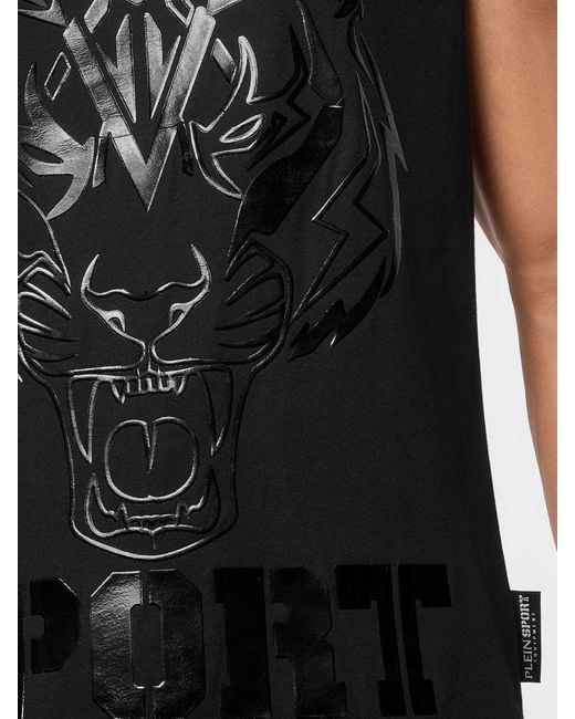 Philipp Plein Black Tank Top for men